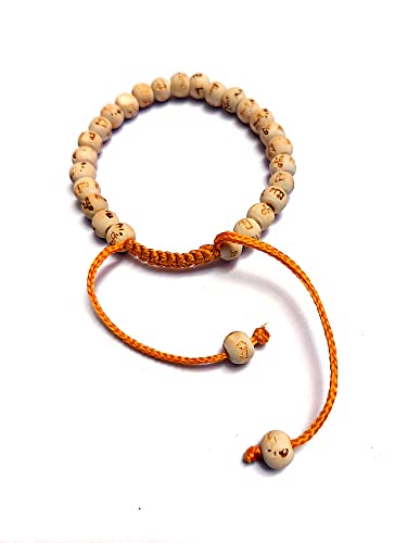 Hare Rama Hare Krishna Tulsi Holy 28 Beads 8mm Bracelet3