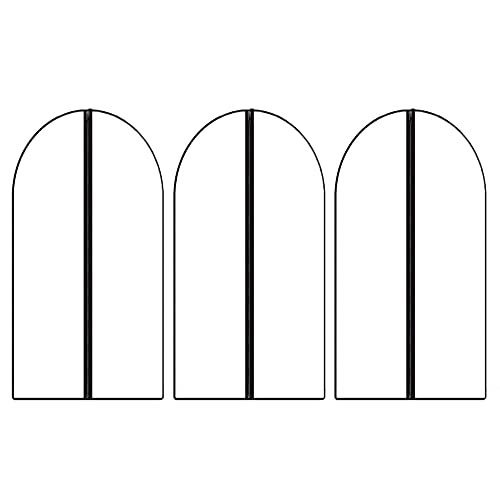 3 Garment Suit Bags 24"x 54" Zipper Coat Dress Storage Travel Protector Carrier4