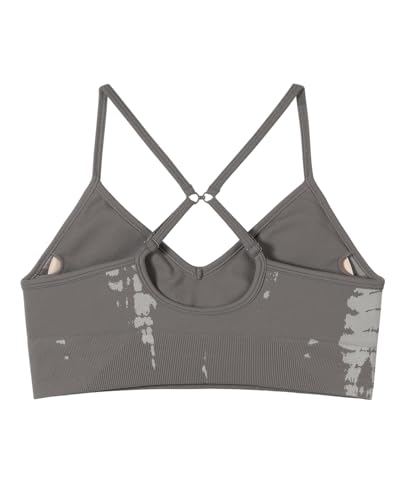 Image of AUROLA Serpent Seamless Sports Bras for Women,Backless Padded Strappy Workout Gym Yoga Crop Tops