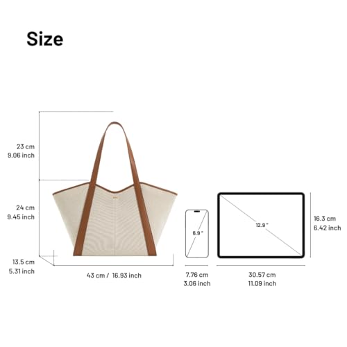 Image of JW PEI Women's Kiana Large Capacity Tote Bag