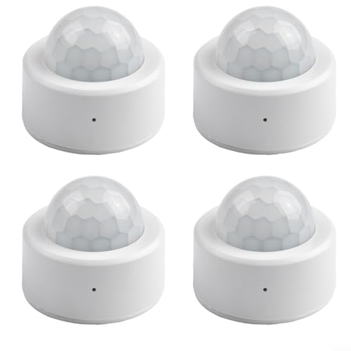 HEIBTENY PIR Bewegungssensor ZM-35ZH-Q für ZigBee SONOFF 4 Stück weiß