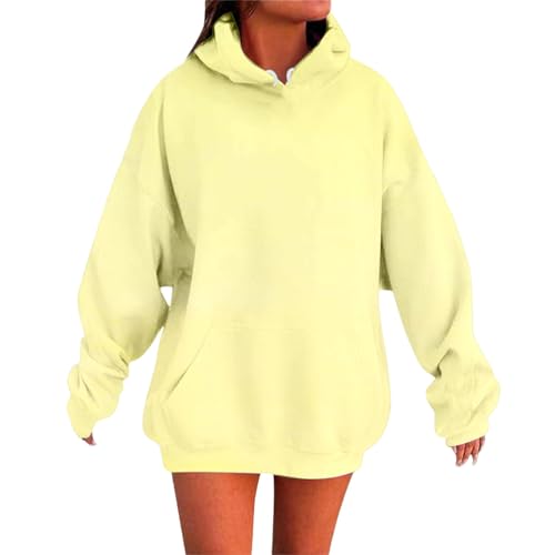 Sweat à capuche pour femme zippé et coupe oversize décontractée