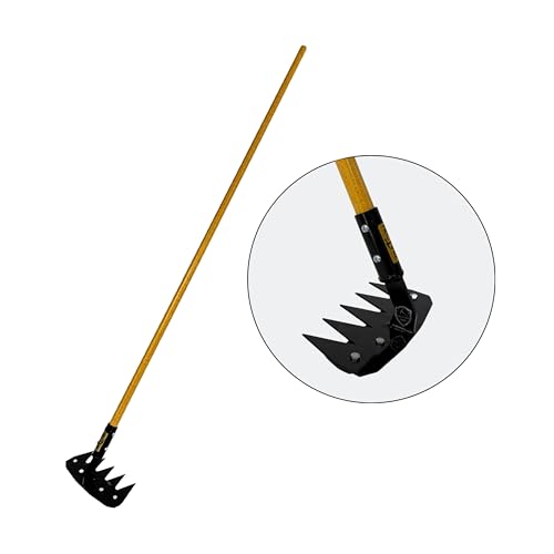 Hectare Heavy Duty Garden Weeder Tool with Long Handle | 5 Teeth ...