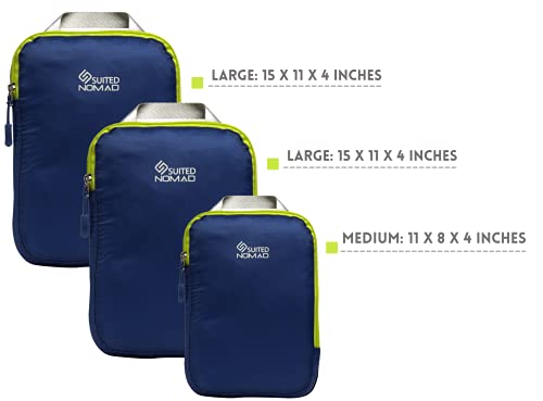 SUITEDNOMAD Compression Packing Cubes Set,Ultralight Travel Organizer Bags - Image 6