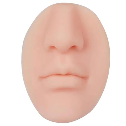 Dispensador de jabón realista en forma de nariz, divertido soporte de jabón de silicona para baño y cocina, dispensador de líquido recargable (blanco-3)