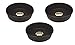Little Giant 3 Pack of Corded Rubber Feed Pans, 3 Gallon Capacity Each, for Horses, Sheep, Goats, Alpacas, Llamas, and Other Livestock