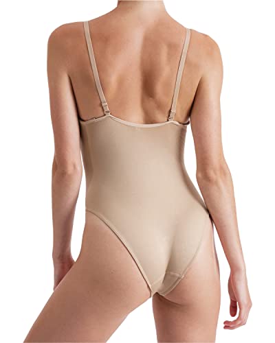 Silky Girls Dance Seamless Low Back Camisole Nude - Image 3