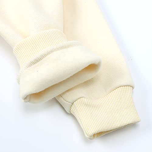 Image of MYGBCPJS Youth 2PCS Jogger Outfits Set Fleece Hooded + Sweatpants Boys Girls Athletic Sweatsuits Pullover Clothes