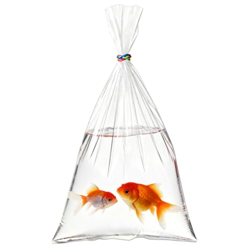 Aquarium Fish Bags, Leak Proof Poly Bags, 3 Mil Extra Thickness Transporting Shipping Containers for...