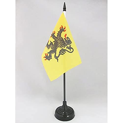 Drapeau Nord-Pas-de-Calais 90x150cm - Drapeau Flandre Polyester Avec Oeillets, Double Couture