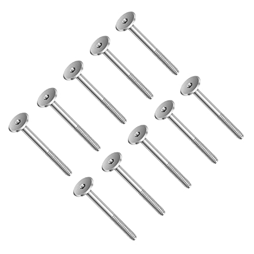 TERF® M6 X 100mm Joint Connector Bolts M6 (6mm) X 100mm Barrel Bolts Hex Allen Key Socket Flat Head Furniture Joint Connector Bolt