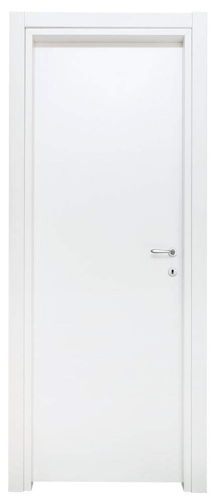 Kimono Porta Interna a Battente Ecodoor 2.0, Laminato Bianco, Sinistra (210x60)