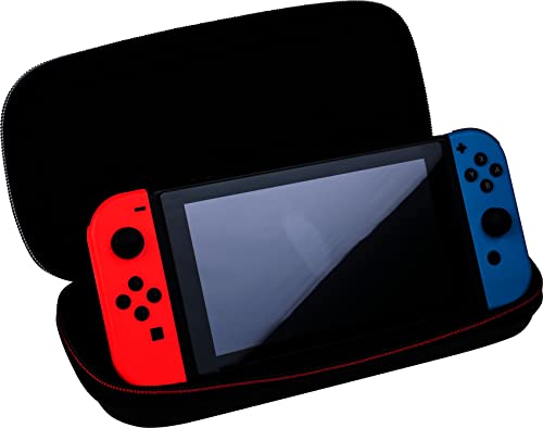 Official Nintendo Switch & Lite Deluxe Travel Case Mario Kart Family, Black - Image 3
