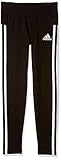 Weiches Tragegefühl adidas Mädchen 3-Stripes Tights, Black/White, 152