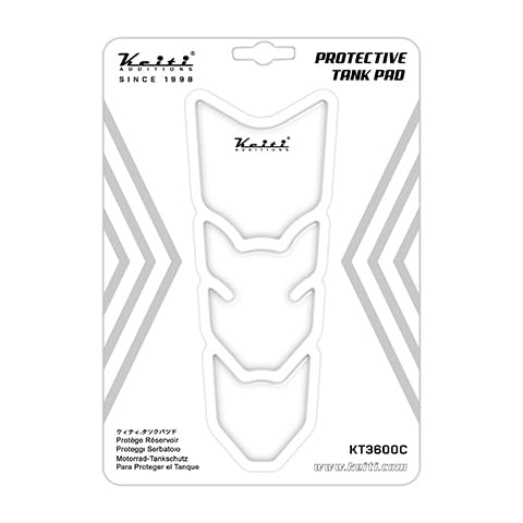 Keiti バイク用タンクパッド クリア スリムタイプ・傷防止