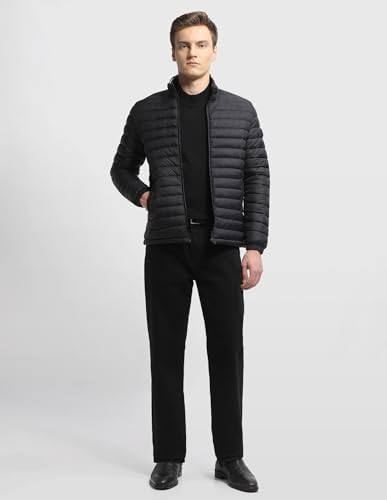 Image of Arrow sport men's solid regular fit packable jacket