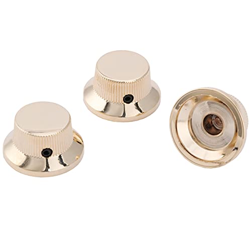 Musiclily Pro 6mm Acier UFO Boutons Potentiomètre ST avec Fixation Vis pour Guitare électrique type Strat, Doré(Lot de 3… - Les Beatles, Paul McCartney, John Lennon, RIngo Starr, George Harrison Musiclily Pro 6mm Acier UFO Boutons Potentiomètre ST avec Fixation Vis pour Guitare électrique type Strat, Doré(Lot de 3… – Image 5