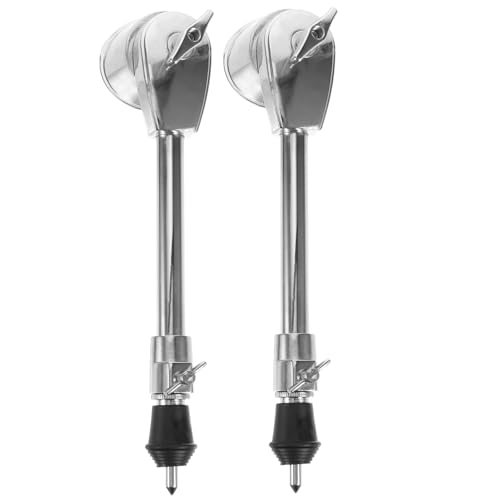 Generic Professional Drum Legs Set of 2 Heavy Duty Stainless Steel Drum Support Legs Adjustment