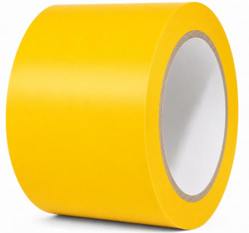 Image of GGR Supplies CVT-536 Yellow Vinyl Floor Marking Tape, 3 x 36 Yards
