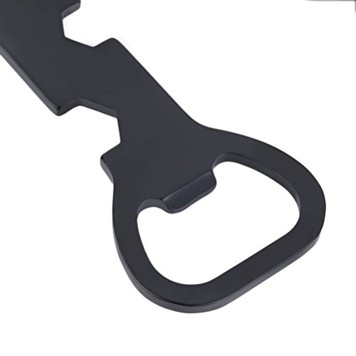 Oulii Butterfly Knife Style Bottle Opener Tool Metal Beer Opener Bar Supplies (Black) #TOP3