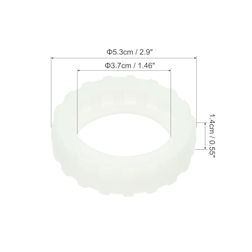 Luggage Wheels Cover, 8 Pack Silicone Carry on Suitcase Wheel Covers for Most 8-Spinner Wheels Luggage Sets, White2