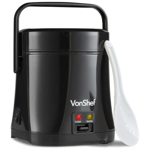 VonShef 0.3L Small Rice Cooker with Keep Warm Cover