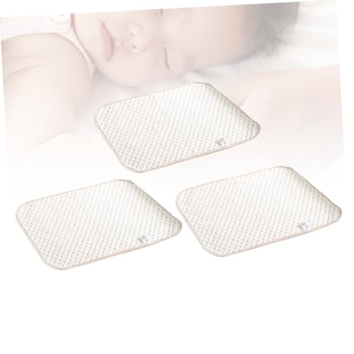 Protège-matelas imperméable lit poussette tapis absorbant respirant 3pcs