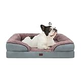 Orthopedic Memory Foam Dog Bed - Dog Sofa with Removable Washable Cover & Waterproof Liner, Dog Couc