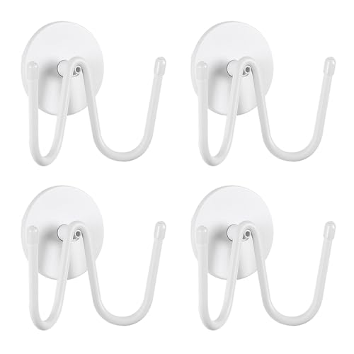Tonlea 4 Pack Coat Hooks For Wall, Stainless Steel Coat Rack Wall Mount For Hanging Coat, Scarf, Hat cover