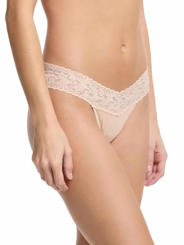 Image of hanky panky - Supima Cotton Low Rise Thongs for Women | Lacy Lingerie, Cotton Panties | 3 or 5 pack