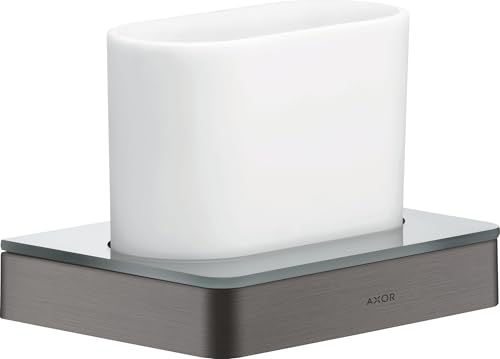 hansgrohe AXOR Universal Accessories Zahnputzbecher, 42834340, Farbe: Brushed Black Chrome