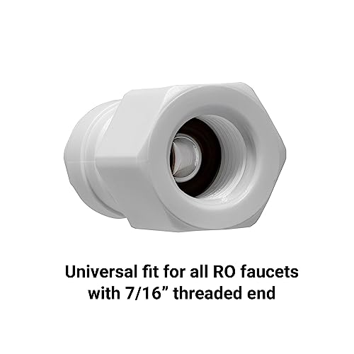 Installed Reverse Osmosis Faucet Adapter
