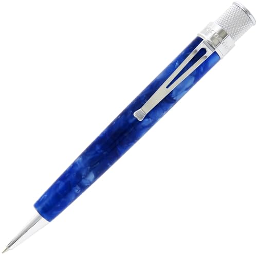 Tornado rétro 1951 Bleu saphir : le stylo roller mythique au design vintage unique