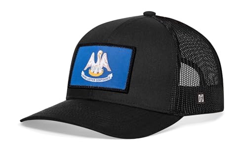 Image of HAKA State Flag Series Trucker Hat for Men & Women, Adjustable Baseball Hat, Golf Hat Snapback