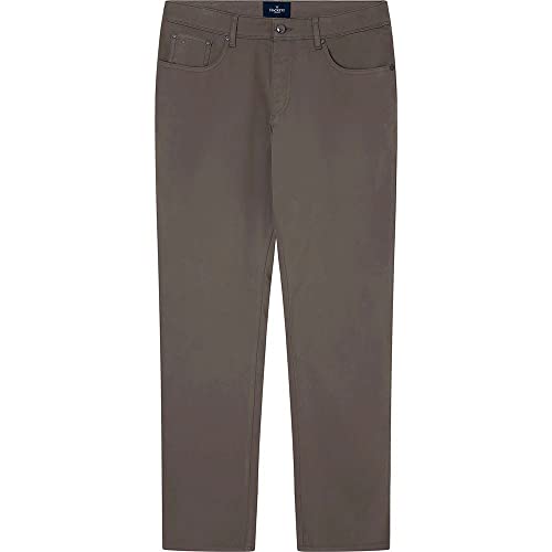 Pantalons coupe moderne homme Hackett London Texture 5 Pkt : confort chic et polyvalence urbaine