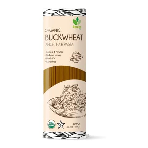 Big Green Organic Food- Organic Buckwheat Soba Angel Hair Pasta, 8.8oz, Gluten-Free, Non-GMO (3) Cover