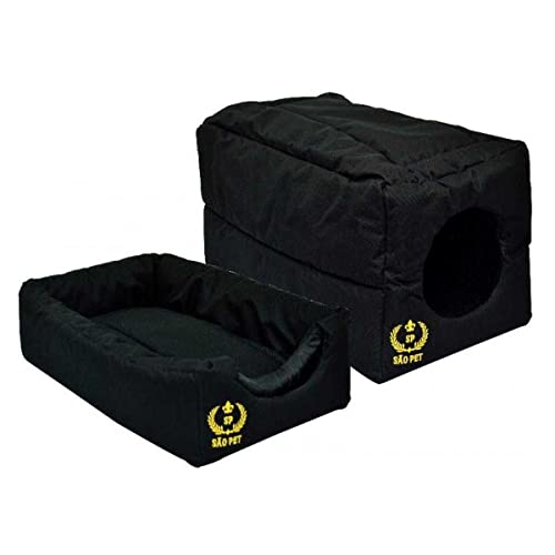 São Pet Mega Store TUNEL3-3 Cama Tunel Nylon 600 G, Vermelho, 58 X 42 X 42 Cm