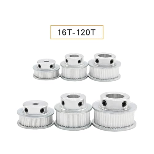 Poulie de synchronisation 2GT en alliage d'aluminium robuste pour axe de 15mm