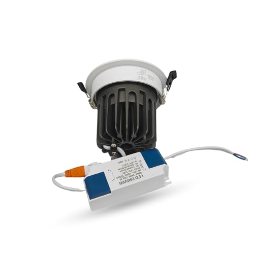Image of D'Mak Moveble LED COB Light | Recessed LED Ceiling Light for Indoor Lighting | Natural White Color | Aluminium Body (5, 18 Watt)