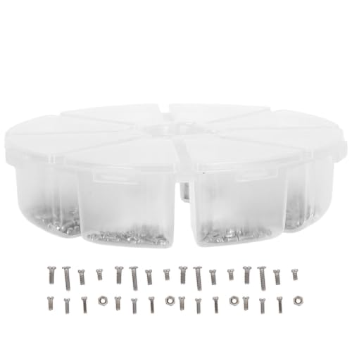 Tornillos para gafas sin montura LALAFINA: reparación precisa y portátil con ranuras individuales