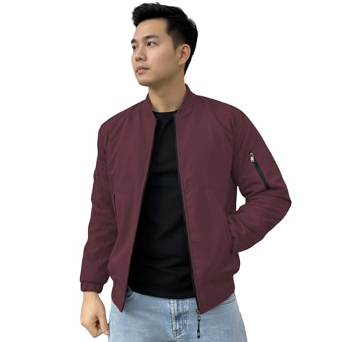 Image of NINQ Winter Jacket - Windproof Poca Cloth with Fur, Zipped mandarin Collar, 2 Front Pockets & Side Arm Pocket, Casual & Sportswear jackets for men