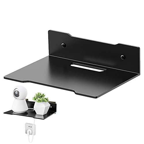 Libetter Étagère murale pour appareil photo – Étagère murale en métal pour décodeur TV, projecteur audio, lecteur DVD