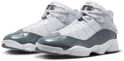 NIKE Jordan Air 6 Rings White-Cool-Grey-White, 11.5 | Image 2