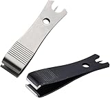 2Pcs Fishing Line Cutter Nipper with Hook Eye Cleaner Pin Stainless Steel Fishing Line Scissors Cutting Tool, Fishing Line Cutter Nipper with Hook Eye Cleaner Pin, Multi Functional Accessories