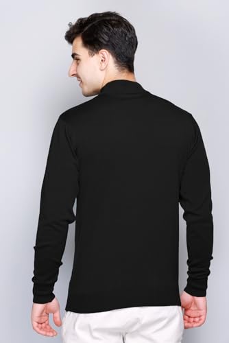 Image of GODFREY Woolen Full Sleeve Sweaters for Men Winter Wear - Turtle Neck Pullover for Men Stylish