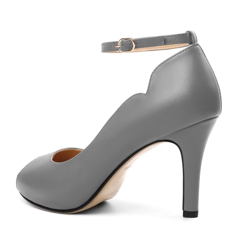 Image of AUMOTED High Heels Pumps Platforms Shoes for Party Daily 3.4 inch Dressy Pumps