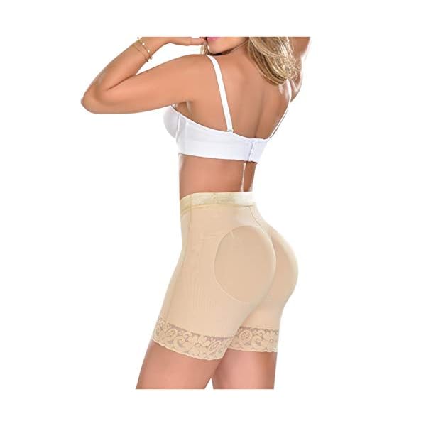 MD-0322-High-Waist-Body-Shaper-Butt-Lifter-Slimmer-Shorts-Fajas-Levanta-Cola M&D Fajas Colombianas Butt Lifting Shorts Levanta Gluteos Colombianos Beige M