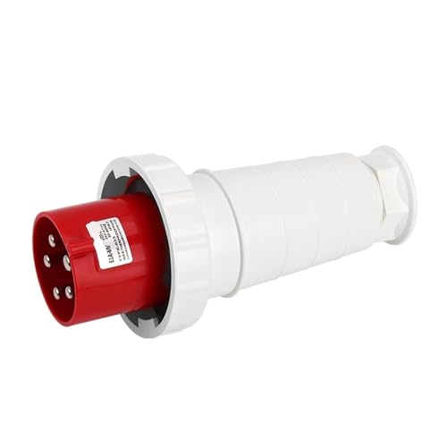 1pc 16A/32A/63A Industrial Plug IP44 Waterproof Plug - Three-Phase Four-Wire 3/4/5 Core Connector(0355 core 63A Solid)