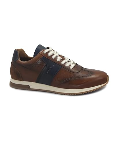Baskets en cuir marron cognac Ambitious 11319 6810 pour homme à lacets