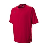 EvoShield Herren Kurzärmelige Bp-Jacke Hemd, Scharlachrot, L